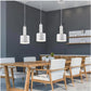 Lampadario a sospensione E27 lampada pendente minimal per cucina isola snack A22
