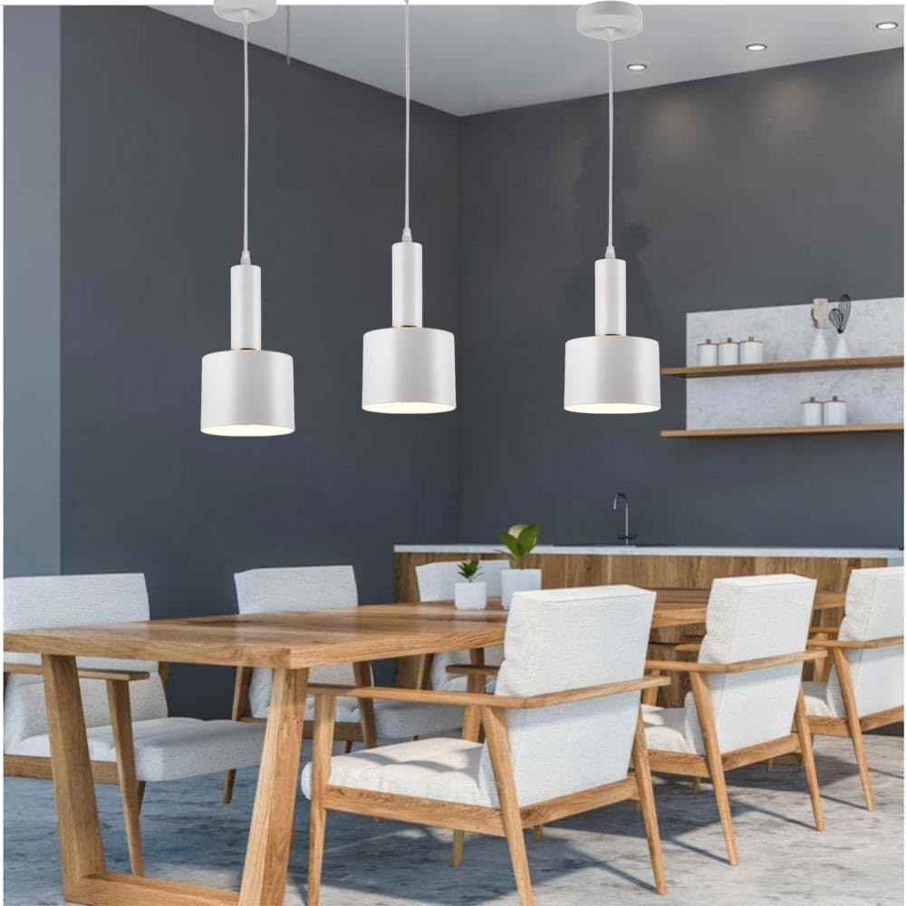 Lampadario a sospensione E27 lampada pendente minimal per cucina isola snack A22