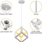 Lampadario modermo a sospensione senza lampadina E 27, in ferro stile moderno  A24
