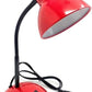 Lampada da Tavolo con Flessibile, Attacco E27, Metallo, Interruttore, Base Stabile – Lampada Scrivania Moderna per Studio, Ufficio, Cameretta D22