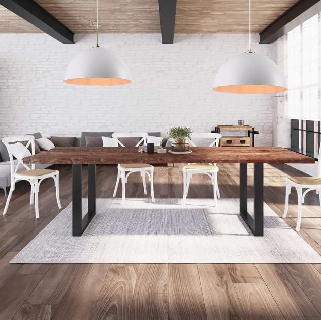 Lampadario a sospensione stile contemporaneo in metallo pendente con attacco E27 luce tavolo cucina ristorante di colore nero o bianco B92