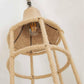 Lampadario a sospensione con paralume a campana in corda di canapa stile vintage retrò lampada E27 arredo casa A41-1