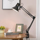 Lampada da Scrivania Orientabile E27 in Metallo – Lampada da Tavolo Moderna con Braccio Regolabile, Base Stabile, per Studio, Ufficio, Cameretta D11