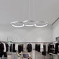 Lampadario a Sospensione LED 3 Cerchi 45watt B63