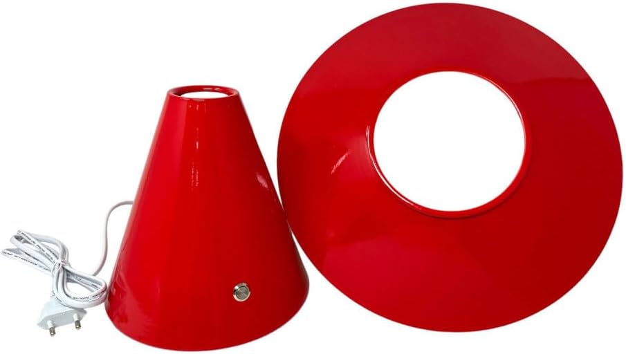 Lampada da Tavolo E27  – Design Moderno con Paralume Inclinato, Lampada da Comodino in Metallo, per Camera da Letto, Soggiorno, Studio   D13