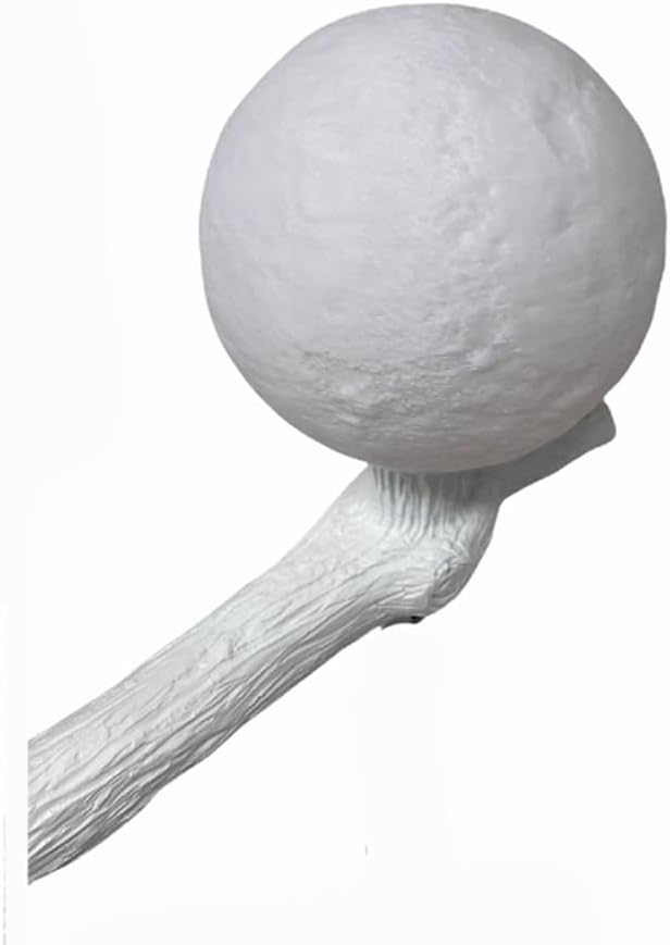 Lampada da Tavolo Decorativa a Scoiattolo – Attacco G9 Max 60W, Design Moderno in Resina Bianca, Lampada da Comodino per Camera, Soggiorno, Interni D06-B