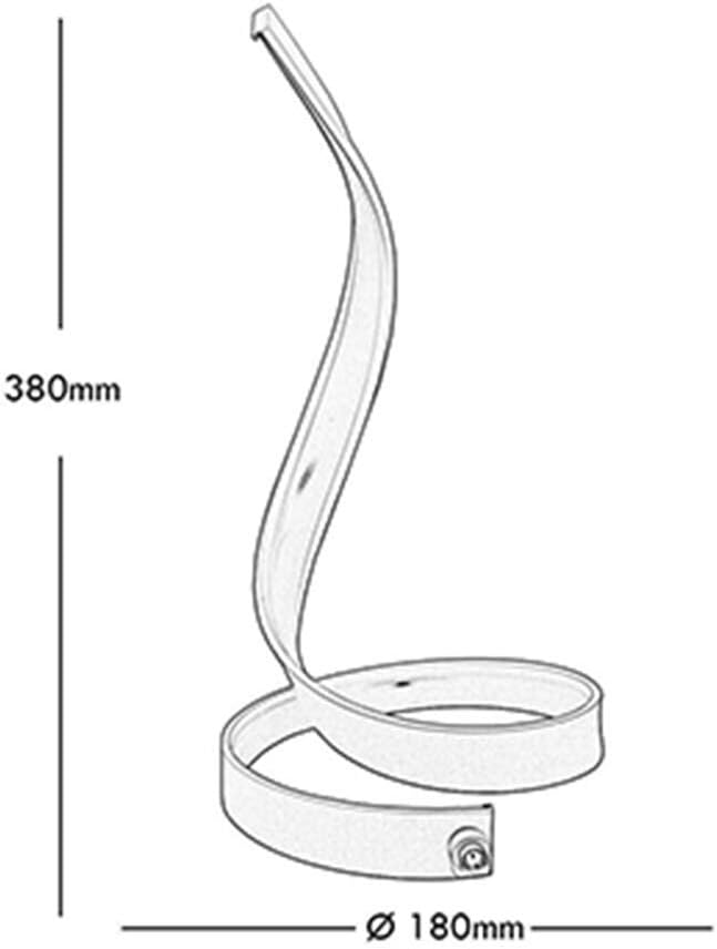 Lampada da Tavolo LED Design Moderno, 12W 840LM, Luce Calda/Naturale/Fredda, Lampada Comodino per Camera da Letto e Soggiorno- D05