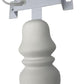 Applique da Parete in Gesso Bianca E14, Lampada da Muro Verniciabile Stile Classico per Interni, IP20 – GS-E84