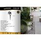 TEKHOME Faretto da Giardino LED IP65 5W 660LM, Lampada da Terra per Esterno con Picchetto, Orientabile, in Alluminio e Vetro Temperato, per Prato, Sentiero e Aiuole – 3000K/4000K/6500K