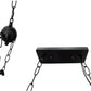 LAMPADARIO A SOSPENSIONE COUTRY RUSTICO IN LEGNO A FORMA DI CHITARRA CON 6 ATTACCHI E27  A53