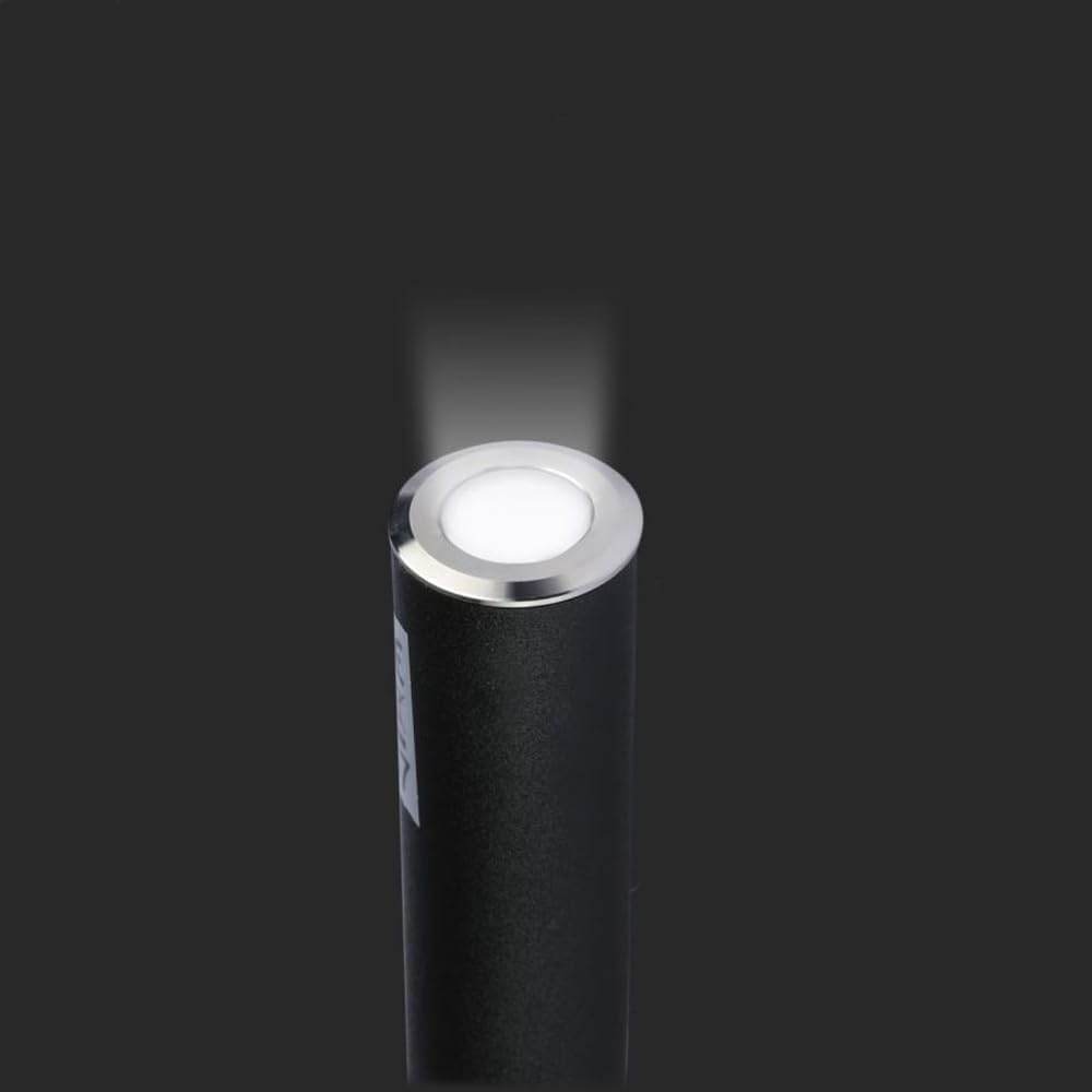 Faretti da Incasso da Esterno IP67 LED 0.5W, Luci Segnapasso per Giardino/Scala/Sentiero, Corpo in Acciaio Inox, Ø26mm – 3000K/4000K -210