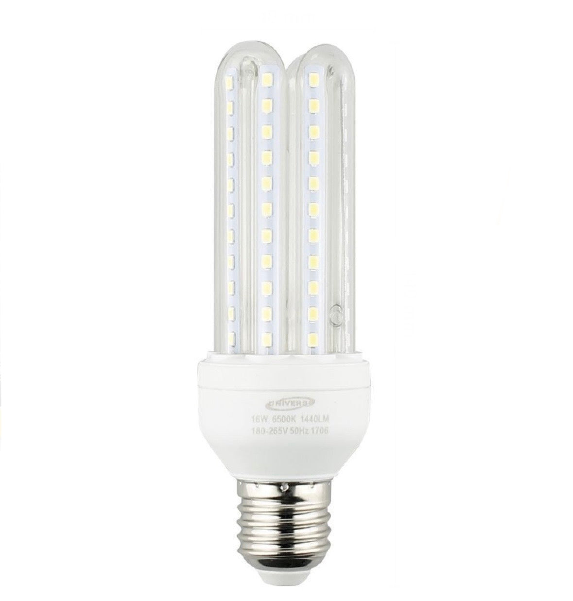 Lampadine LED E27 16W, Confezione da 6 Pezzi, 1440LM, 4000K Luce Naturale, Lampadina LED a Mais, Fascio Luminoso 360°, CRI>80, Basso Consumo Energetico, Non Dimmerabile, Modello 4U-02TN