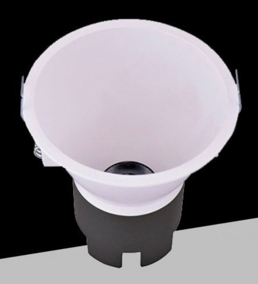 Faretto LED da Incasso COB 5W CCT, Antiabbagliamento, Selezione Luce 2700K/4000K/6000K, CRI≥90, Foro Ø65 mm, Fascio 26°, Downlight LED per Controsoffitti, Negozi e Abitazioni, TSD002-2F-3C