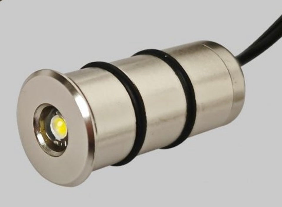 Mini Faretti LED da Incasso 12V DC 0,1W, Kit da 5 Pezzi, Foro Ø12 mm, Corpo in Alluminio, Cavo da 2 m, Mini Spot LED per Camper, Barca, Mobili, Vetrine e Illuminazione Decorativa, 12V-12