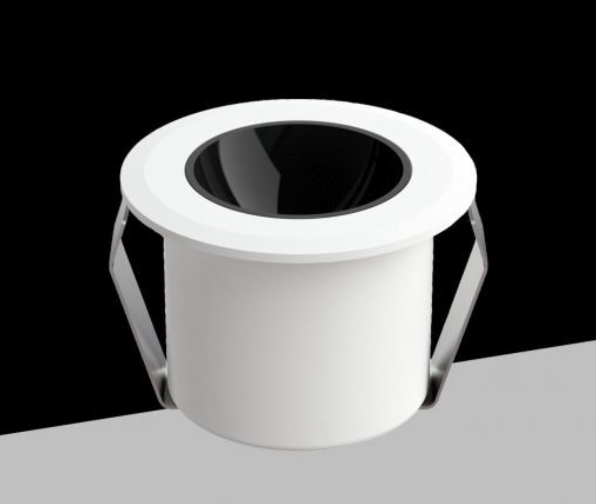 Mini Faretto LED da Incasso COB 3W CCT, Antiabbagliamento, Selezione Luce 2700K/4000K/6000K, CRI≥90, Foro Ø26 mm, Fascio 26°, Mini Downlight per Vetrine, Mobili e Controsoffitti,TSD009-25-3C