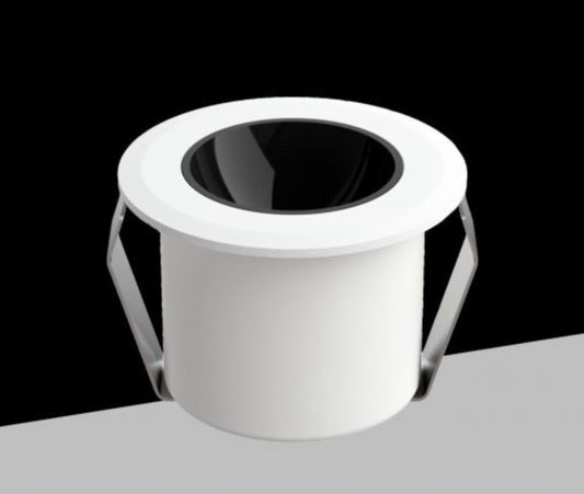 Mini Faretto LED da Incasso COB 3W CCT, Antiabbagliamento, Selezione Luce 2700K/4000K/6000K, CRI≥90, Foro Ø26 mm, Fascio 26°, Mini Downlight per Vetrine, Mobili e Controsoffitti,TSD009-25-3C