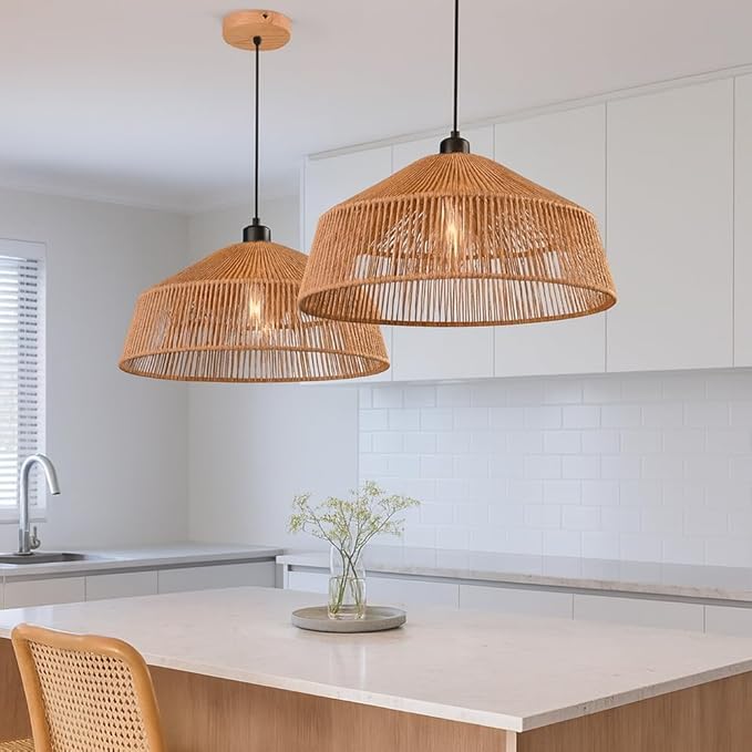TEKHOME Lampadario a Sospensione in Stile Boho 50cm LP-48