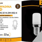 Lampadine LED E14 2W 220LM 4000K, 10 Pezzi, Luce Naturale, Formato Compatto 18x51mm, 220-240V, SPARAC-E14-2W-0S2-4