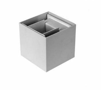 Applique da Esterno LED 12W IP65 – Lampada da Parete Regolabile con Fasci di Luce su e giù, CCT Switch 3000K/4000K/6500K, Alluminio Impermeabile per Facciata e Giardino ES46-3C