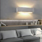 Applique in Gesso da Parete Bianco, Luce Indiretta Up&Down, Verniciabile, Attacco 2xE14, Lampada da Muro Moderna per Interni – GS-E06