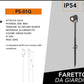 Faretto da Giardino con Picchetto IP54, Attacco GU10, Orientabile, Impermeabile, in Alluminio, Ideale per Esterno, Piante e Vialetti – Modello PS-01G
