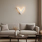 TEKHOME Applique da muro LED 9W design moderno a forma di V, luce regolabile 3000K-6500K, lampada da parete decorativa per soggiorno, corridoio e camera da letto AQ14-B3C
