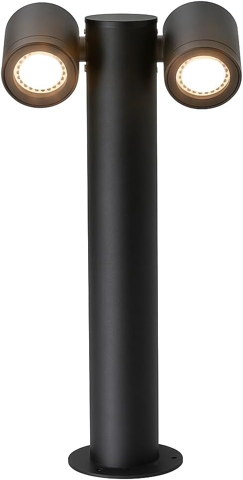 Fai clic per visualizzare la vista completa Risorse per la sicurezza e i prodotti Vuoi riciclare il tuo prodotto GRATUITAMENTE? Lampione da Giardino GU10 IP44 440mm, Palo Luce da Esterno Moderno in Alluminio, Attacco GU10, – Senza Lampadina 539PB-B440