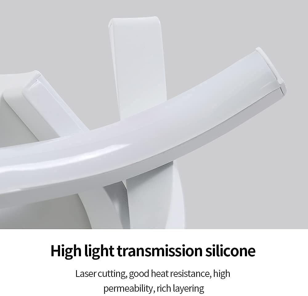 Applique LED 16W, Lampada da Parete Moderna Bianco, 3000K/4000K/6500K CCT Switch, 1280 Lumen, Illuminazione Interni IP20, Design a Spirale AQ23-B3C