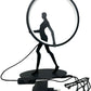Lampada da Tavolo LED – Design Moderno con Figura, 9W 630LM, Luce Ambiente Decorativa per Soggiorno, Camera, Studio – Nero D02