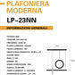 Lampadario LED  Moderno EQUILIBRIA 35W LP-23