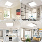 Plafoniera LED Quadrata 45W con Cambio Colore CCT 6500K-4000K-2700K, Moderna per Soggiorno Cucina Camera PQ-450