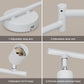 Plafoniera a Soffitto con Faretti Orientabili GU10 in Metallo, Lampada da Interno Moderna per Soggiorno Cucina Corridoio, Attacco GU10 – PN-17B