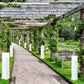 Lampione da Giardino Esterno IP44 con Attacco E27, Palo Luce da Esterno in Alluminio, Colonna Luminosa per Giardino, Vialetto, Terrazza – 440mm-B440