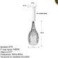 Lampadario Moderno A Sospensione A Fasce Intrecciate BIANCO O NERO In Ferro Verniciato Opaco Attacco 1xE27 Lunghezza Filo Regolabile 100cm (LAMPADINA NON INCLUSA) B19
