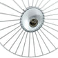 TEKHOME Plafoniera E27 a soffitto a forma di cesta, Max 60W, Corpo bianco in metallo, Interno, Modello C70