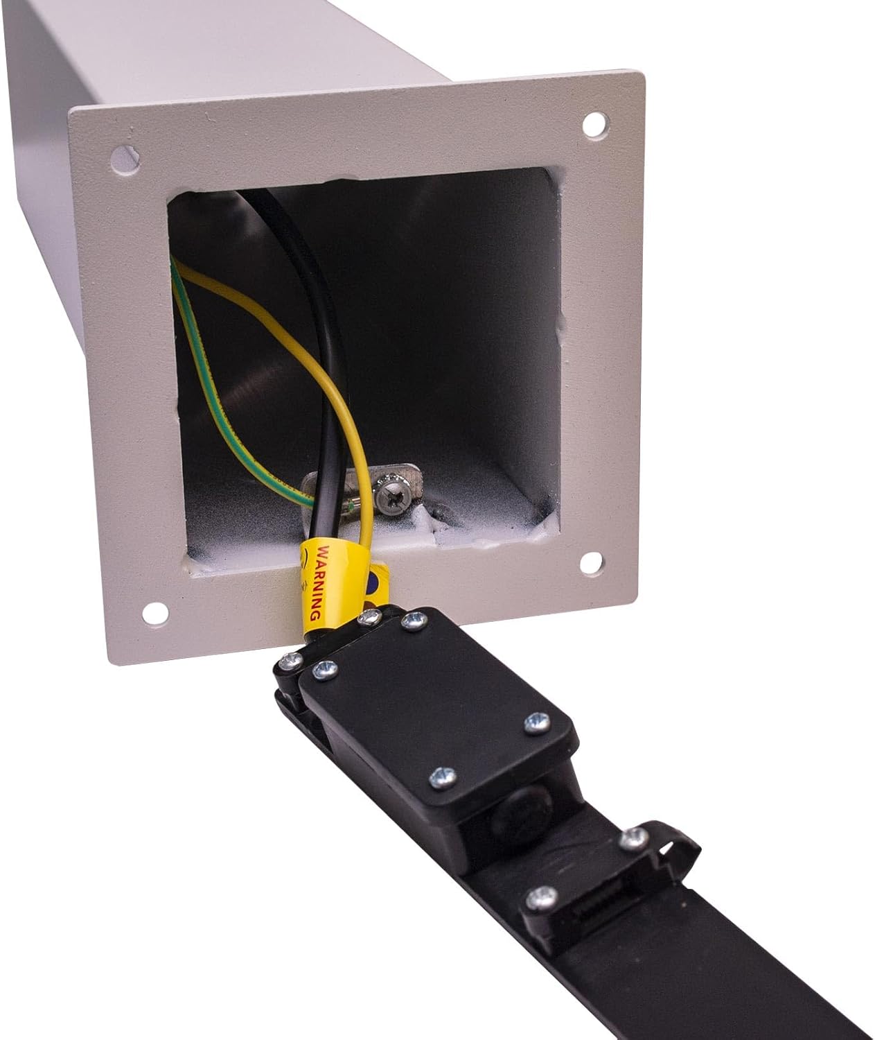 Lampione da Giardino Esterno E27 IP44, Palo Luce LED da Terra in Alluminio per Vialetti, Cortile, Patio, Terrazzo – Altezza 44cm – Compatibile Lampadina E27 (Non Inclusa) H440