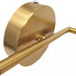 Applique da muro interno G9 in bronzo,lampada da parete Moderno in metallo e vetro per Camera da letto/Soggiorno/Bagno E79-B