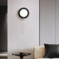 Applique da parete LED 10W con luce regolabile 3000K-6500K, design moderno rotondo in metallo e acrilico bianco-nero, lampada da muro per soggiorno, camera da letto e corridoio, IP20 AQ20-3C