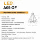 Lampadario LED SOLE 55W A05