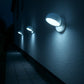 Applique LED da Esterno 12W IP54, Lampada da Parete Moderna Rotonda in Alluminio e Vetro, 720LM, Impermeabile per Facciata, Balcone e Giardino 570