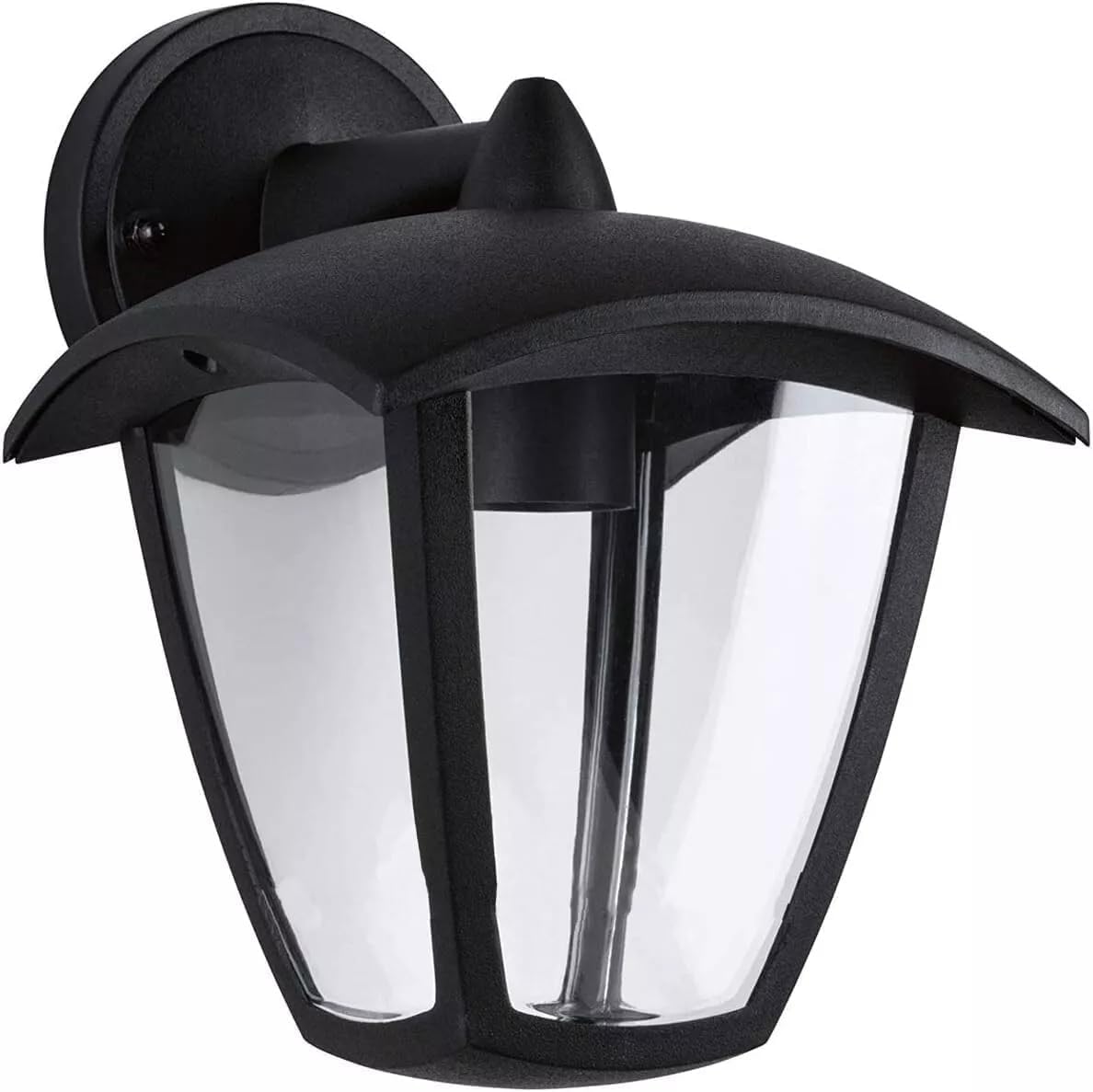 Applique da Esterno E27 IP44, Lampada da Parete Classica, Attacco E27 (Lampadina no), Impermeabile per Facciata, Balcone e Giardino - Bianco/Grigio Scuro B232