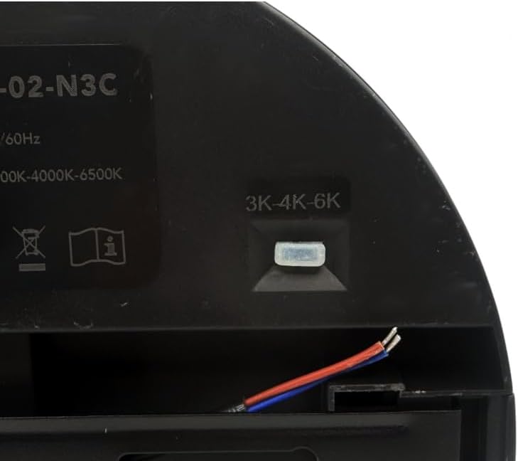 Plafoniera LED IP65 29W CCT 3000K-4000K-6500K Ø235mm, Lampada da Soffitto per Interno/Esterno, Ultra Luminosa 3940LM, Colore Nero/Bianco, ESS-02