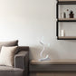Lampada da Tavolo LED Moderna – 12W, Design Artistico a S, CRI≥80, 3000K / 4000K / 6500K, Lampada da Comodino e Scrivania, Interno IP20- D03