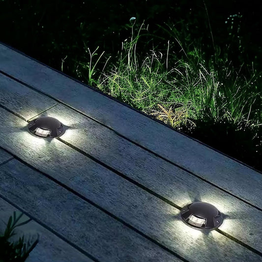 Faretto da Incasso da Terra LED IP67 1W per Esterno, Corpo Nero, Ultra Resistente, Illuminazione per Giardino, Scale, Percorsi – 360° Fascio Luminoso-324