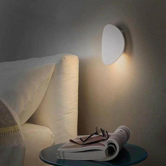 Plafoniera LED da Esterno 12W IP65 – Lampada da Parete Rotonda Moderna, Alluminio Bianco, Luce 3000K/4000K/6500K, Ideale per Interni ed Esterni ES65