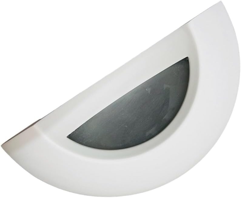TEKHONE Applique da Parete in Gesso Bianca, Lampada da Muro Design Moderno, Luce Indiretta Up & Down, Attacco R7S, Verniciabile per Interni – GS-E72