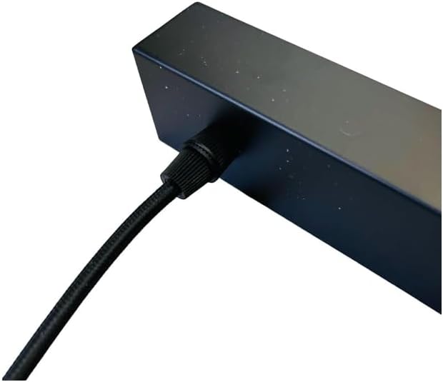 Lampadario Moderno a Sospensione in Ferro verniciato finish opaco 5 Attacchi per Lampadine 5xE27, Potenza max 1x60W 92x30 cm lunghezza filo 140 cm (Nero 5 Esagoni) LP-89N