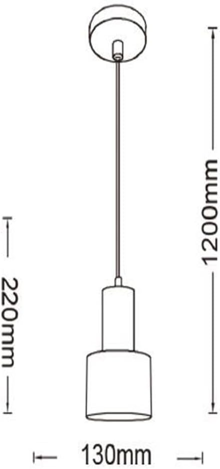 Lampadario a sospensione E27 lampada pendente minimal per cucina isola snack A22
