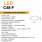 TEKHOME Plafoniera Lampadario da soffitto a led con Luci Design Stile Moderno Lampada per Camera Cucina Salotto Locali Commerciali (Nuvola Luce fredda) C48-F