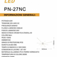 TEKHOME Lampadario da soffitto a led 43 watt plafoniera lampada moderna Bianco/Nero luce 3000K/4000K/6500K PN-27